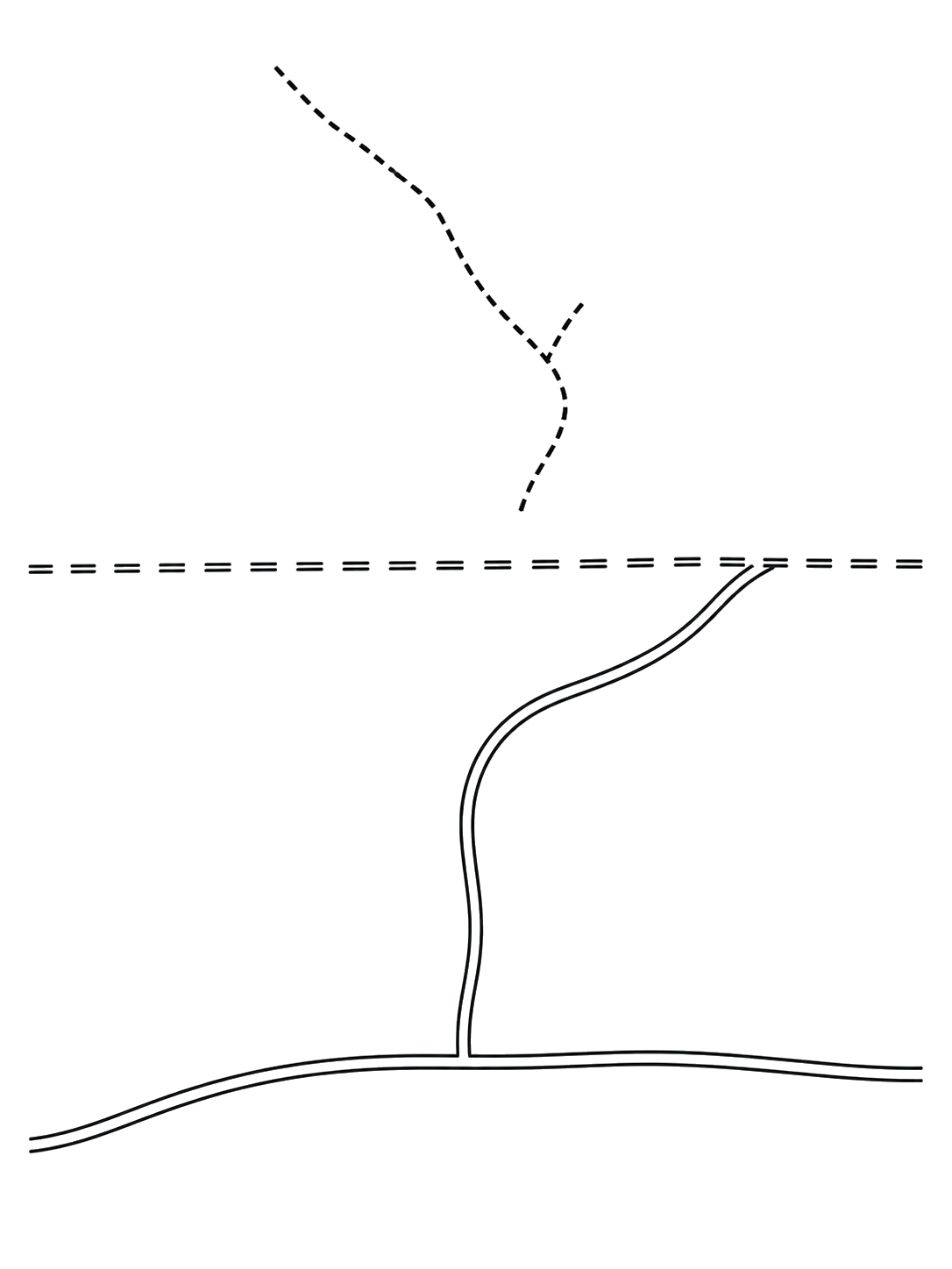 Hirebenekal — Trail map — points described below